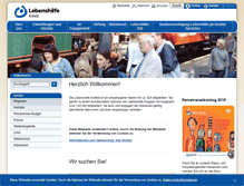 Tablet Screenshot of lebenshilfe-krefeld.de